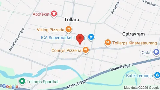 Lägenheter att hyra i Kristianstad - kort over placeringen
