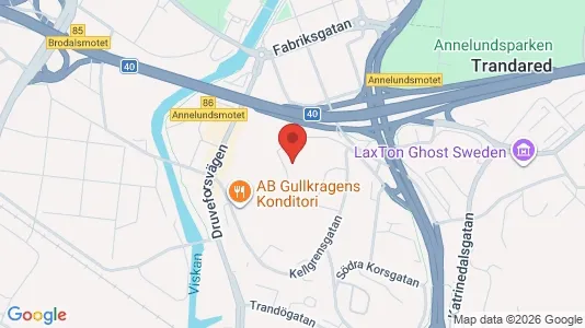Lägenheter att hyra i Borås - kort over placeringen