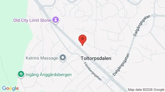 Lägenheter att hyra i Mölndal - kort over placeringen