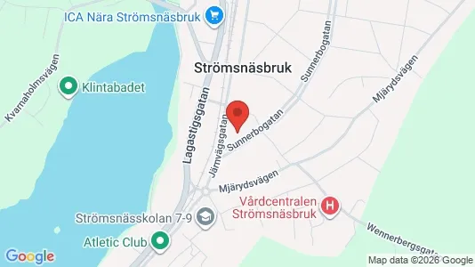Lägenheter att hyra i Markaryd - kort over placeringen