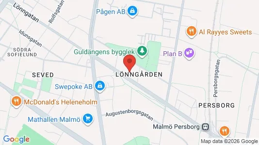 Lägenheter att hyra i Malmö Centrum - kort over placeringen