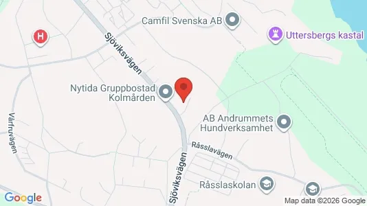 Lägenheter att hyra i Norrköping - kort over placeringen