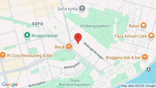 Lägenheter att hyra i Södermalm - kort over placeringen