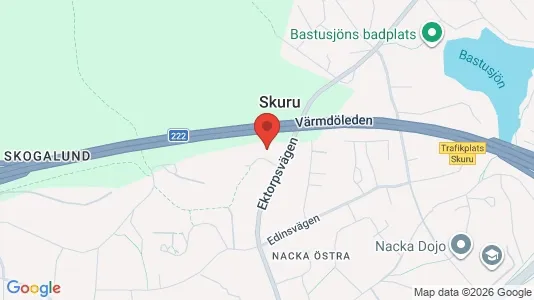 Lägenheter att hyra i Nacka - kort over placeringen