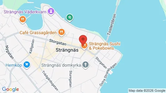 Lägenheter att hyra i Strängnäs - kort over placeringen