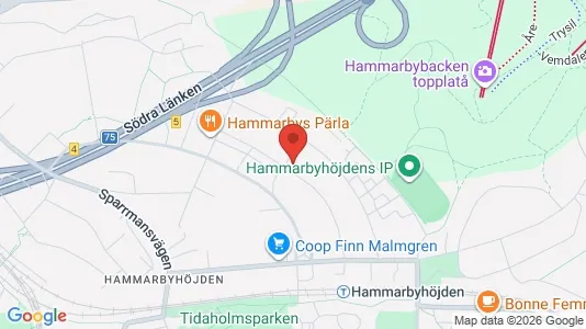 Lägenheter att hyra i Söderort - kort over placeringen