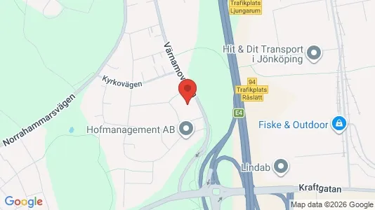 Lägenheter att hyra i Jönköping - kort over placeringen