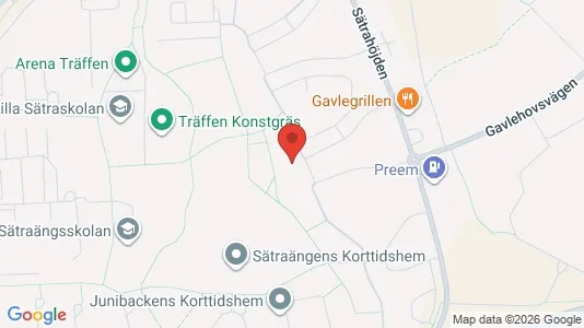 Lägenheter att hyra i Gävle - kort over placeringen