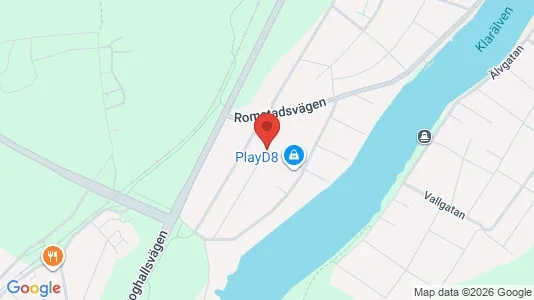 Lägenheter att hyra i Karlstad - kort over placeringen