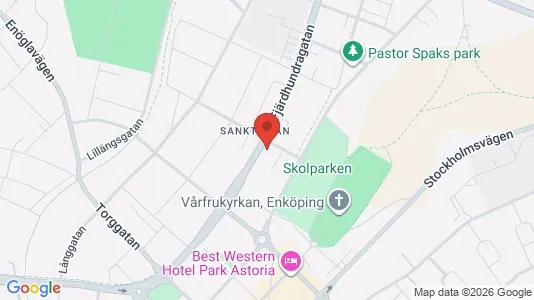 Lägenheter att hyra i Enköping - kort over placeringen