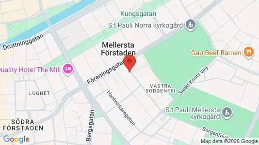Lägenheter att hyra i Malmö Centrum - kort over placeringen