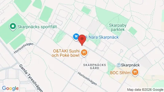 Lägenheter att hyra i Söderort - kort over placeringen