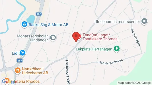 Lägenheter att hyra i Ulricehamn - kort over placeringen