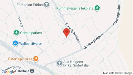 Lägenheter att hyra i Södertälje - kort over placeringen