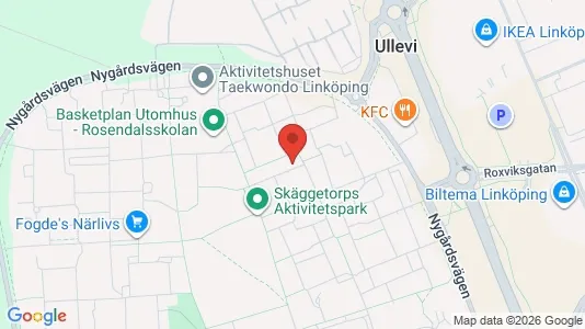 Lägenheter att hyra i Linköping - kort over placeringen