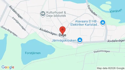 Lägenheter att hyra i Forshaga - kort over placeringen