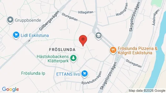 Lägenheter att hyra i Eskilstuna - kort over placeringen