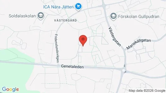 Lägenheter att hyra i Södertälje - kort over placeringen