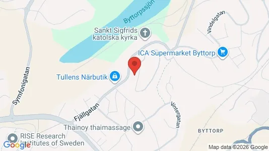Lägenheter att hyra i Borås - kort over placeringen