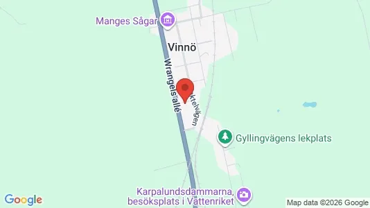 Lägenheter att hyra i Kristianstad - kort over placeringen