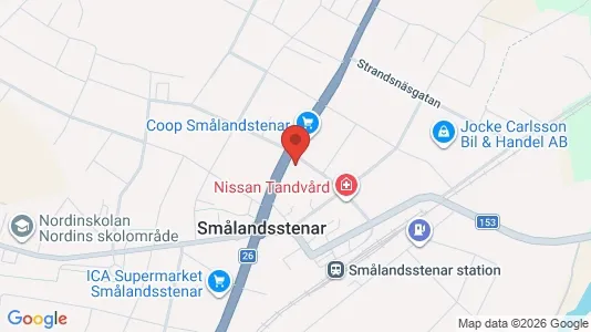 Lägenheter att hyra i Gislaved - kort over placeringen
