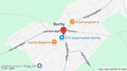 Lägenheter att hyra i Simrishamn - kort over placeringen
