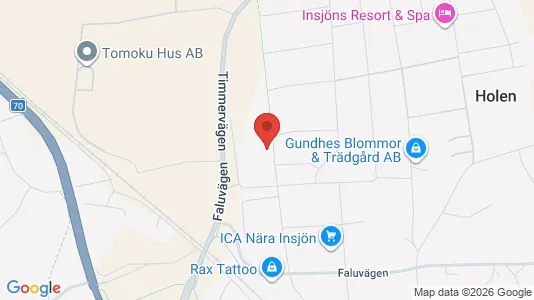 Lägenheter att hyra i Leksand - Bild från Google Street View