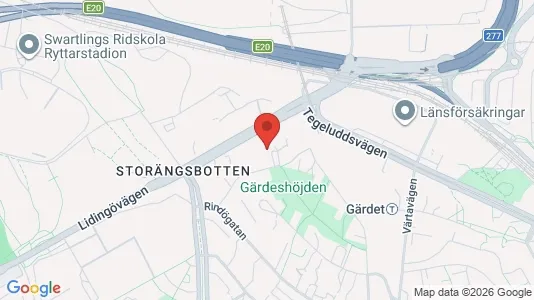 Lägenheter att hyra i Gärdet/Djurgården - Bild från Google Street View