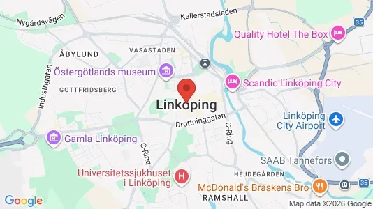 Lägenheter att hyra i Linköping - Bild från Google Street View