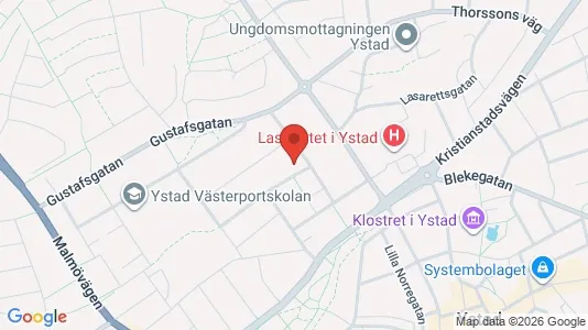 Lägenheter att hyra i Ystad - Bild från Google Street View