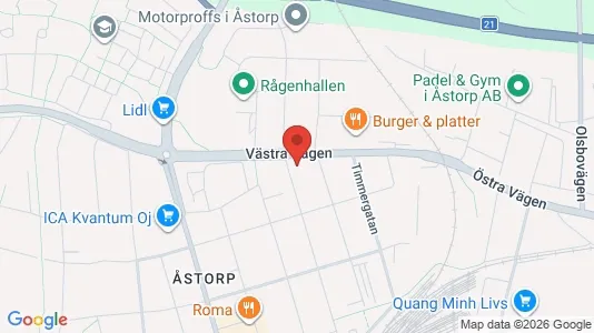 Lägenheter att hyra i Åstorp - Bild från Google Street View
