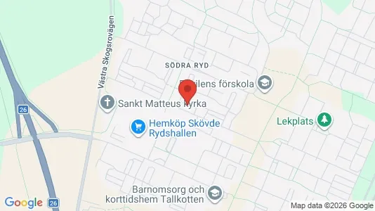 Lägenheter att hyra i Skövde - Bild från Google Street View