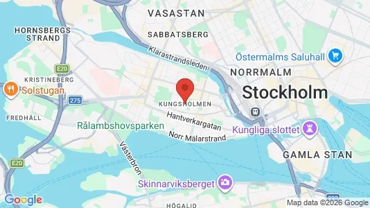 Lägenheter att hyra i Stockholm Innerstad - kort over placeringen