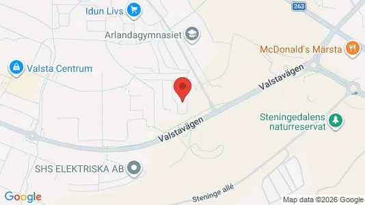 Lägenheter att hyra i Sigtuna - kort over placeringen