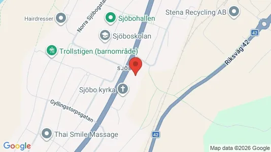 Lägenheter att hyra i Borås - kort over placeringen