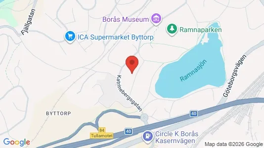 Lägenheter att hyra i Borås - kort over placeringen