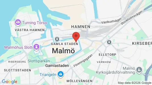 Lägenheter att hyra i Malmö Centrum - kort over placeringen
