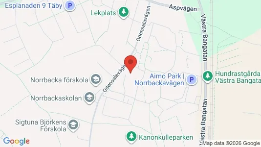Lägenheter att hyra i Sigtuna - kort over placeringen
