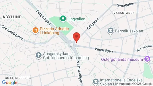 Lägenheter att hyra i Linköping - kort over placeringen