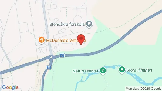 Lägenheter att hyra i Vetlanda - kort over placeringen