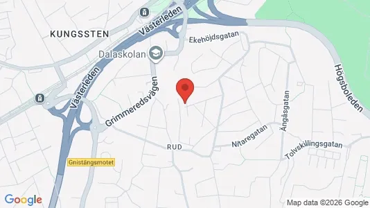 Lägenheter att hyra i Borås - kort over placeringen
