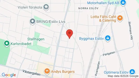 Lägenheter att hyra i Eslöv - kort over placeringen