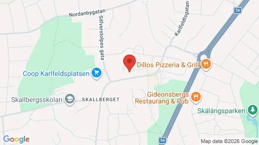Lägenheter att hyra i Västerås - kort over placeringen