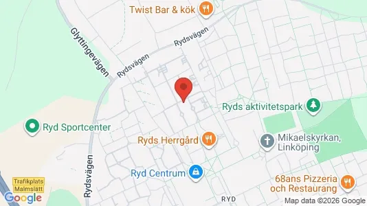 Lägenheter att hyra i Linköping - kort over placeringen
