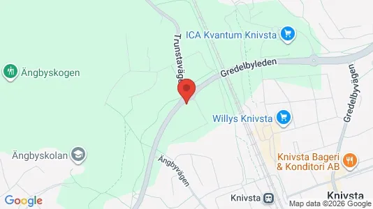 Lägenheter att hyra i Knivsta - kort over placeringen