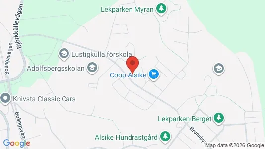Lägenheter att hyra i Knivsta - kort over placeringen