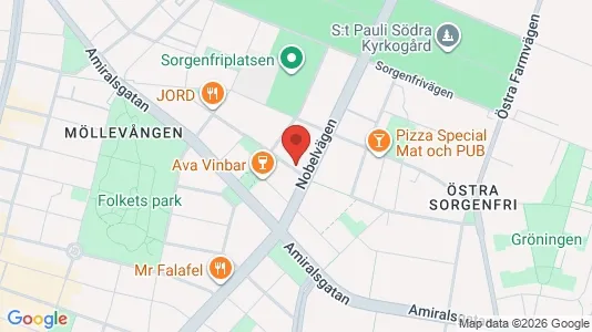 Lägenheter att hyra i Malmö Centrum - kort over placeringen