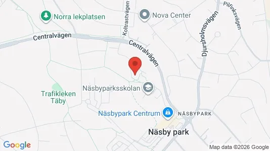 Lägenheter att hyra i Täby - kort over placeringen