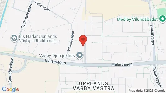 Lägenheter att hyra i Upplands Väsby - kort over placeringen