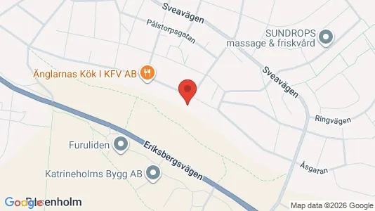 Lägenheter att hyra i Katrineholm - kort over placeringen